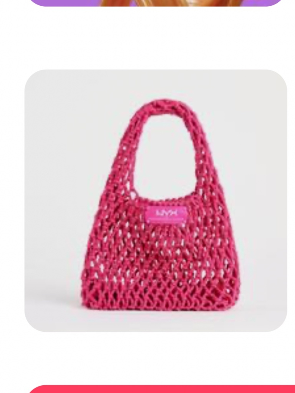 NYX Pink Tote Bag
